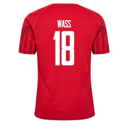 Jalkapallo Pelipaidat/Peliasut Tanska Daniel Wass 18 Kotipelipaita Mm-Kisat 2022